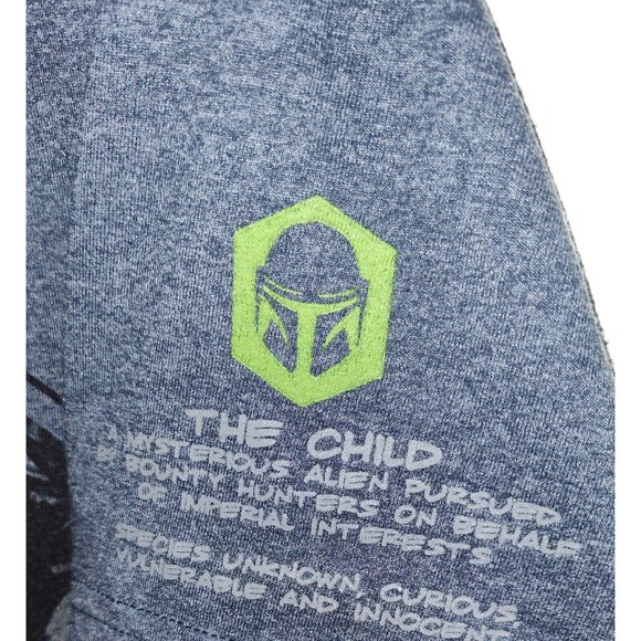 Disney Star Wars Adult Small T Shirt The Mandalorian Baby Yoda Fast Shipping USA - Picture 12 of 13